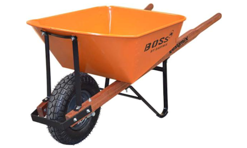 Boss 100L Steel Square Heavy Duty Barrow