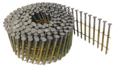 15° Wire 50mm Ring Hot Dip Galvanised Coil Nails